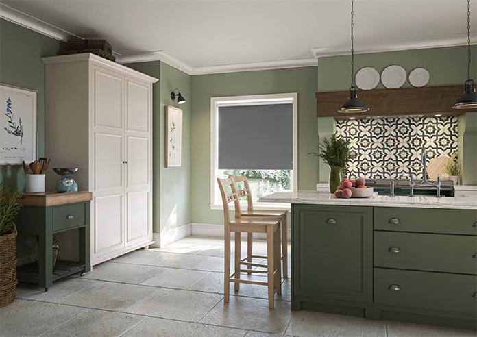 Rimini (Blackout), Storm Cloud - Twist&Fit Roller Blind - Image 7